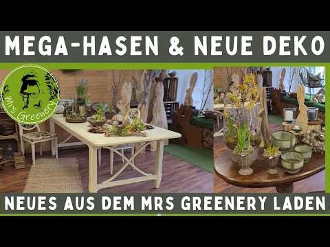 MEGA bunnies & new decorations for the Mrs Greenery shop
