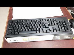 A4tech 3000N Multimedia Wireless Keyboard & Mouse Combo
