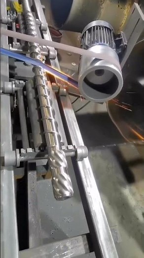 ⚙️ Long Thread Polishing ✨ | Rolling Sandpaper Tool + Lathe Machine Magic 🪛🌀