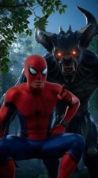 🕷️ Spider-Man & Hulk vs Giant Monster! 😱 Epic Forest Battle | Viral Shorts #shorts