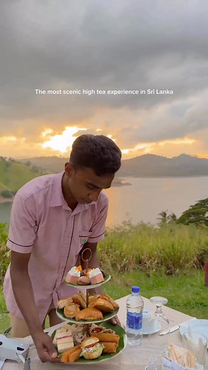 A Sri Lankan high tea platter served with a side of Sri Lanka’s finest views. | Victoria Golf Resort