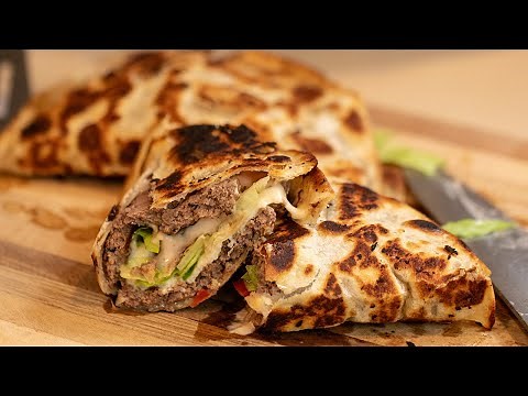 Burger Wraps (20 minute meal)