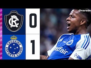 ✅ O DESPERTAR DA FERA! REMO 0 X 1 CRUZEIRO | MELHORES MOMENTOS, GOL E JOGO COMPLETO