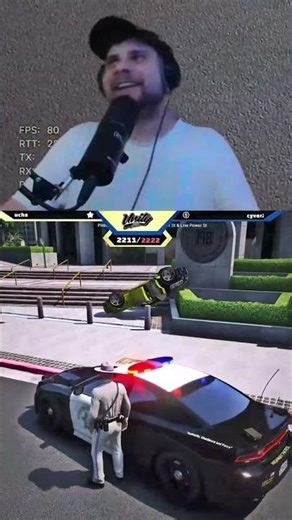 🔥CRASH bei Verfolgung?!🔥😂 | JustNdrew auf Twitch | GTA RP #shorts #twitch #ytshorts #roleplay
