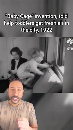 JayDee Milo on Instagram: "Who knew about the baby cages of the 1920s??"