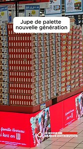 On connaissait les jupes de palette, souvent en carton en plastique ou en PVC. Voici leur version nouvelle génération. Impact visuel garanti. | Je Bosse en Grande Distribution