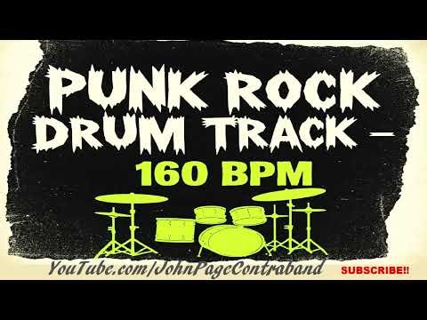 Punk Rock Drum Backing Track 160 bpm Free Beat