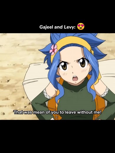 Levy and Gajeel Moments in Fairy Tail Anime