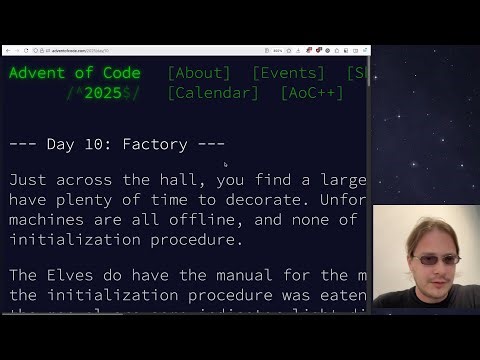 Advent of Code 2025, Day 10, "Factory" – Part 1 in Rust