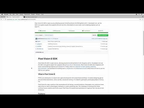 Introduction to Pixel Vision 8 and the Game Creator