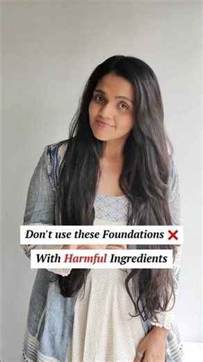 Foundations with Harmful Ingredients | #shorts #ytshorts #foundation #makeup