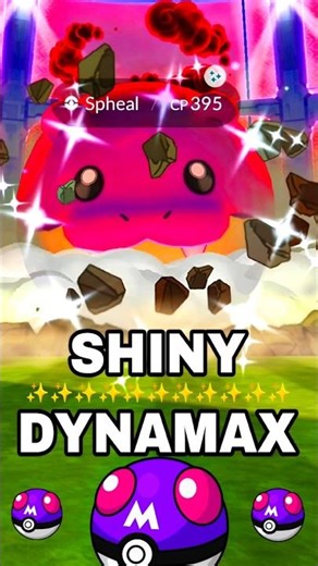 Getting Shiny Dynamax Pokemon in #pokemongo #shorts #battle #ytshorts #shinypokemon