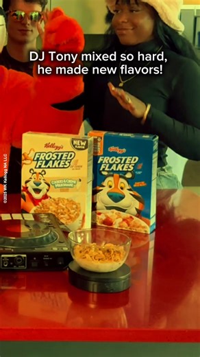 Untz untz untz DJ TONYYYYY (feat. remixed flavors) | Kellogg's Frosted Flakes