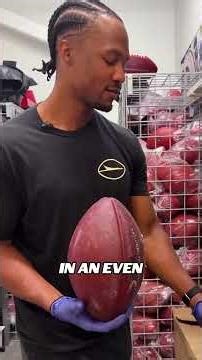 How to prep an NFL football for gameday 🤯