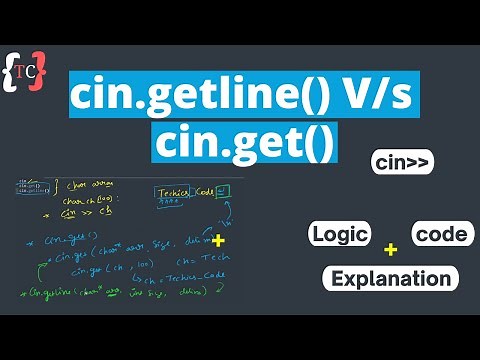 cin.get() V/s cin.getline() | cin, cin.get(), cin.getline() | How to use cin?