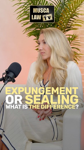 Expungement Or Sealing ? What Is The Difference? Your past doesn’t have to define your future. Knowing your legal options could change your life or someone you love. Follow @muscalawfirm to stay informed about your rights, protect your future, and empower your loved ones with knowledge. #MiamiAttorney #KnowYourRights #CriminalDefense #Expungement #SealingRecords #LegalHelp #JusticeMatters #FloridaLaw #LawyerLife #MiamiLegal #ProtectYourFuture #LegalSupport #AttorneyTips #LawFirmMarketing #MuscaL