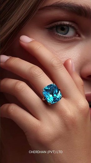 Fall in Love with the Sparkle of Blue Topaz Rings 💫