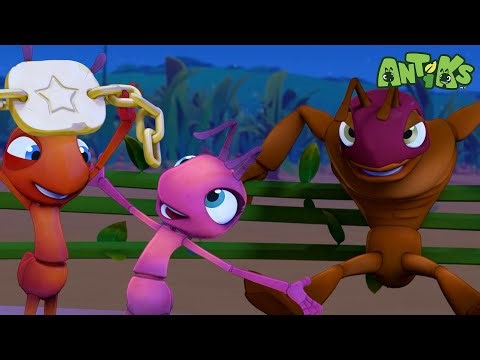 Accidental Wrestling Showdown!🤼‍♀️| Antiks | Monster kids cartoons | Funny stories