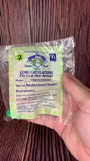 Cabbage Patch Kids #mcdonalds #happymeal #cabbagpatchkids #humpday #happymealtoys #nostalgic #kids #doll #90skids #90sthrowback #foryou #mysterytoytime #toy #mcdonaldstoys #fypage @McDonald’s Corporate @mcdonald’s canada🇨🇦 @McDonald’s