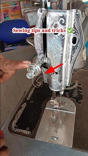 Sewing machine tension spring problem solve #sewing #sewingtipsandtricks #diy #shorts