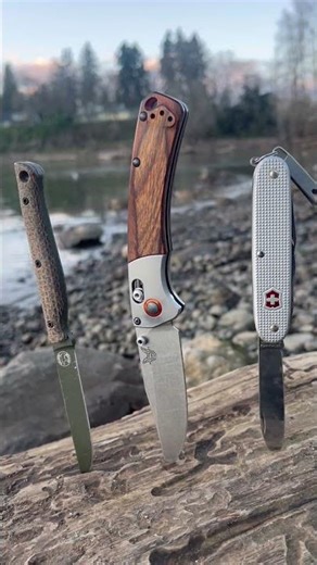Adventurecraft by Exodus Knife & Tool, Benchmade Mini Crooked River, Victorinox Pioneer X Alox #edc
