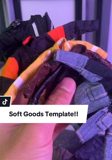 Make UNLIMITED clothes for 1/12 scale action figures using this template I created! Link in bio! #foryoupage #figtok #actionfigure #customactionfigure #sewingtutorial