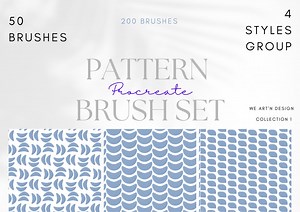200 Procreate Brushes – Pattern & Texture Brush Set – for Sketching, Fashion Illustration, and Digital Drawing - Etsy Canada