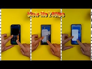 Smoothest OS - OneUi 7 vs HarmonyOS NEXT vs iOS 18.3 Animations Comparison
