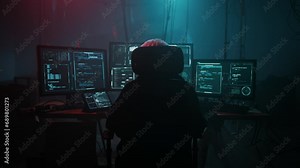 Hacker hacks into secure system on different monitors