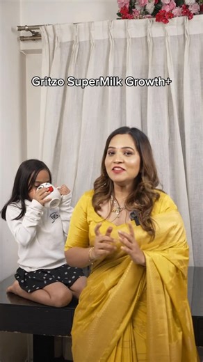 Yashaswini master anand on Instagram: "Extra hunger? That’s the Build Phase at work 💛 These growing years need smart daily nutrition. That’s when i added Gritzo SuperMilk Growth+ to her daily diet It has protein, calcium & zinc Because a strong foundation today shapes tomorrow’s growth. Use code YASHASWINI for a special discount on gritzo.com [AD – Gritzo SuperMilk, Kids Nutrition, Children’s Growth, Clean Nutrition, Growth Support] @gritzoindia #gritzosupermilk #yashaswinianand ##vanshika❤️ #g