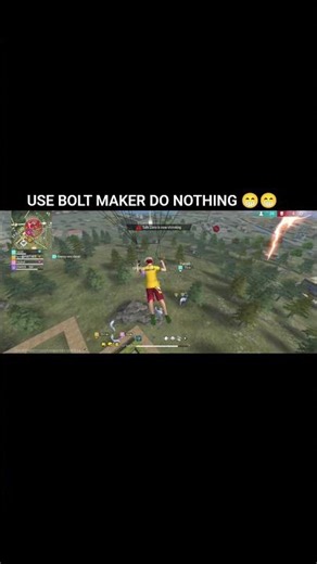 use bolt maker do nothing 😁😁. #freefire #freefireshorts #ff #gaming