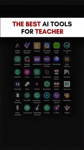 THE BEST AI TOOLS FOR TEACHER #aitools #freeonlinetools #teachers