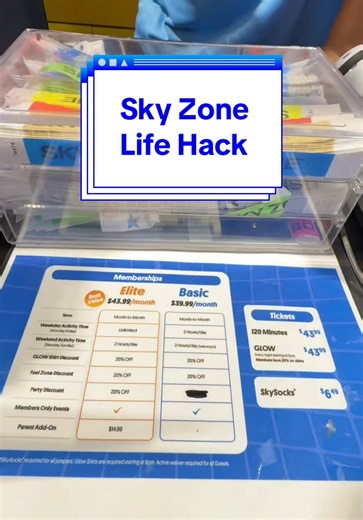 🤸‍♀️ Why pay for one jump when you can get so much more?! 🎉 The Sky Zone Elite Membership is the SAME PRICE as just 1 ticket! 😱🙌 That means more jumping, more fun, and exclusive membership perks—all for the price of a single visit! 🧡 ✨ One ticket price. ✨ Unlimited fun #skyzonelosangelesculvercity #fyp #viral #funny #relatable
