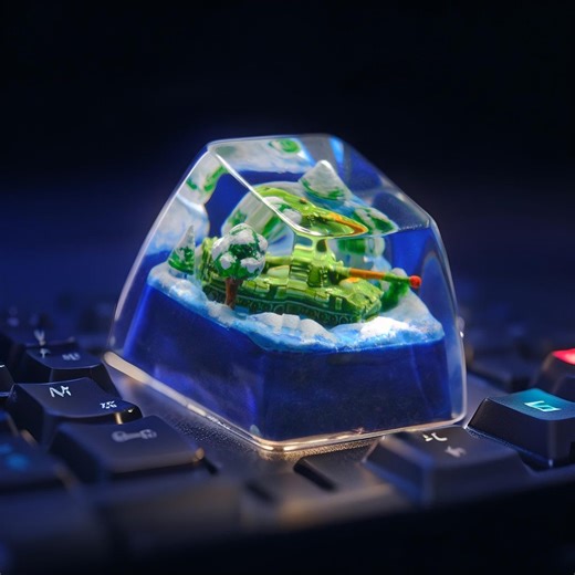 Tank Resin Artisan Keycap – Handmade Military Tank Keycap Set, Mechanical Keyboard Keycap, Gamer Gift - Etsy