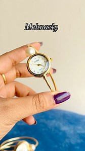 Pearl cuff watches. High quality and color guaranteed | Mehnazly