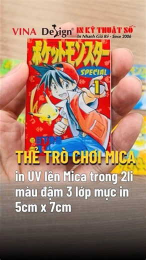Thẻ Pokemon tái hiện thẻ giấy tuổi thơ 8x 9x trên chất liệu cứng bền đẹp - In Kỹ Thuật Số Since 2006
