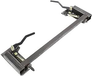 Pin On to Skid Steer Quick Tach Adapter Spacer Brackets Cross Brace Latch Weld