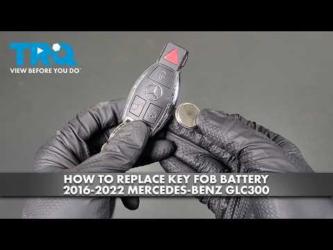 How to Replace Key Fob Battery 2016-2022 Mercedes-Benz GLC300