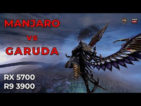 Manjaro 20.2 vs Garuda Linux | RX 5700 + Ryzen 9 3900 | Linux Gaming