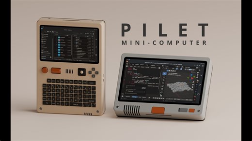 皮莱特：便携式开源微型计算机 | Pilet: The Portable Open-Source Mini-Computer