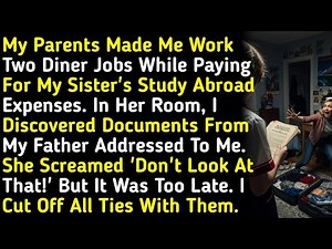 My Parents Made Me Work Two Diner Jobs While Paying For My Sister's Study Abroad Expenses...