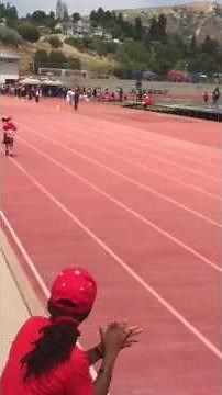 Special Olympics runner falls down but not out!