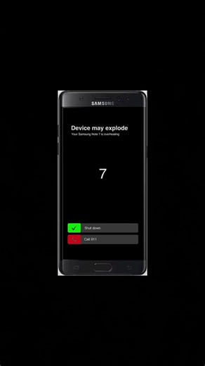 Samsung galaxy note 7 exploding smartphone