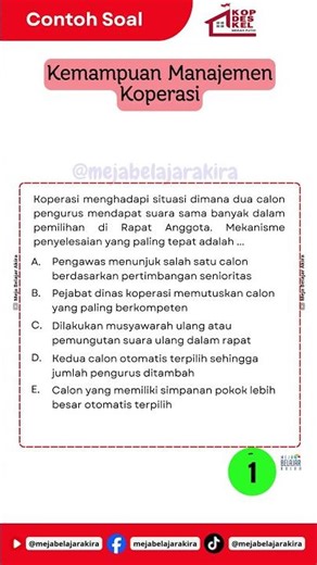 prediksi 37 Koperasi Merah Putih - Tes Potensi Kognitif dan Kemapuan Manajemen Koperasi Merah Putih