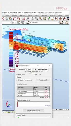 Aprenda a definir carregamentos de esforços no Autodesk Robot Structural Analysis #Shorts