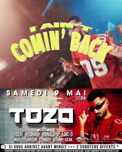 🌏 Découvrez l'univers de TOZA ce WEEK-END au Cap'tain 🏴‍☠️