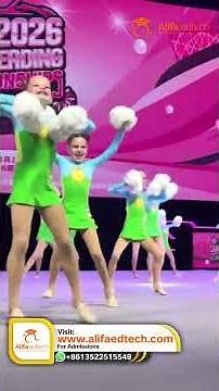 Student Cheerleading Performance at an International Event