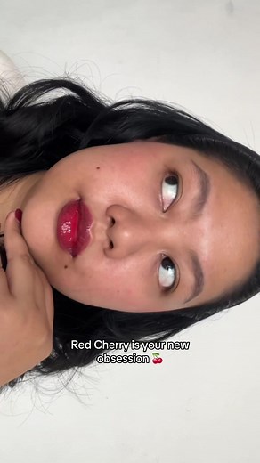 Get the Perfect Red Cherry Lips with Lip Tint Daniela Lotus XOXO Nude