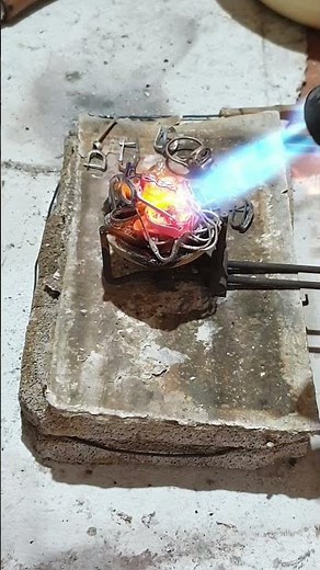 Melting silver scrap| Part 4