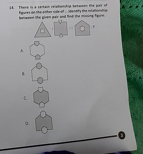 There is a certain relationship between the pair of figures on ... | Filo